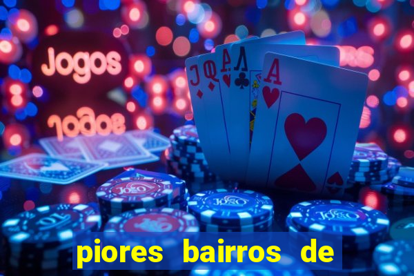 piores bairros de santos sp